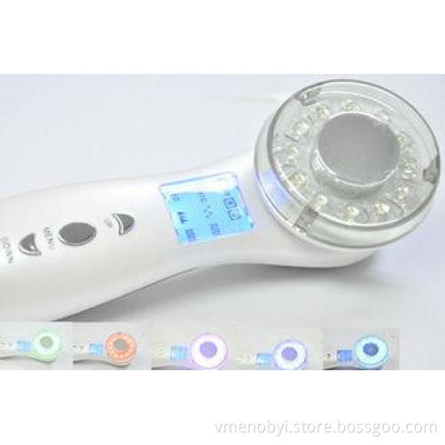 Ultrasonic Photon LED Skin Rejuvenation With Blue And Red L